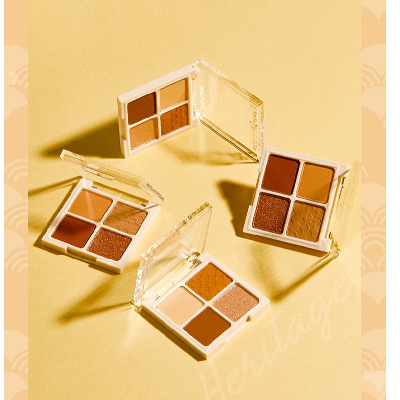 Bảng Phấn Mắt 4 Ô Merzy The Heritage Shadow Palette 8g