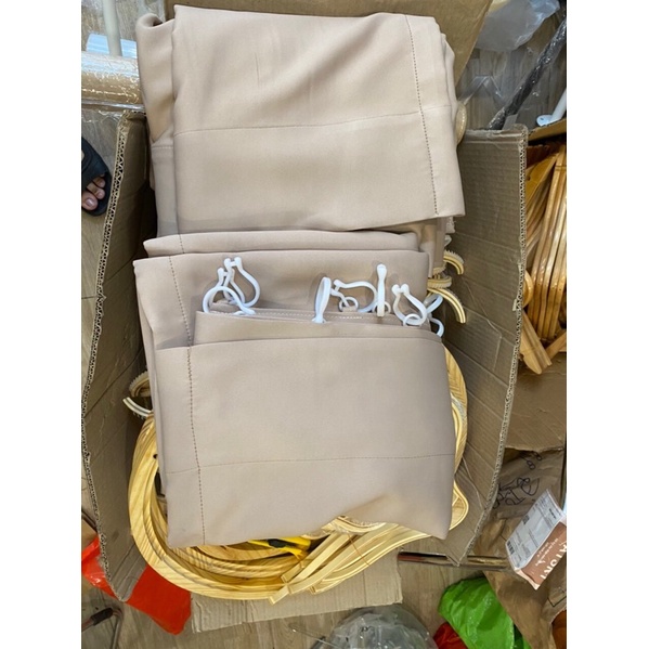 Combo khung thử đồ và rèm cao cấp tặng khoen rèm