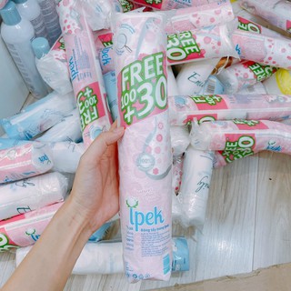 bông tẩy trang (tẩy trang ) IPEK Cotton Pads 150 Miếng _ hàng chuẩn chính hãng loại 1