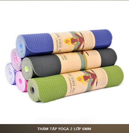 [ TOP BÁN CHẠY ] Thảm Tập Yoga TPE ( 6mm )