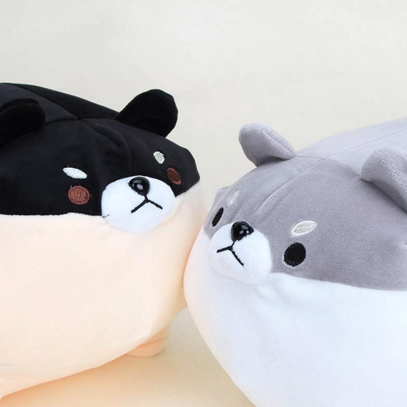 Gối nhồi bông hình cún shiba inu dễ thương đáng yêu Soft Animal Corgi Chai Pillow Christmas Gift for Kids