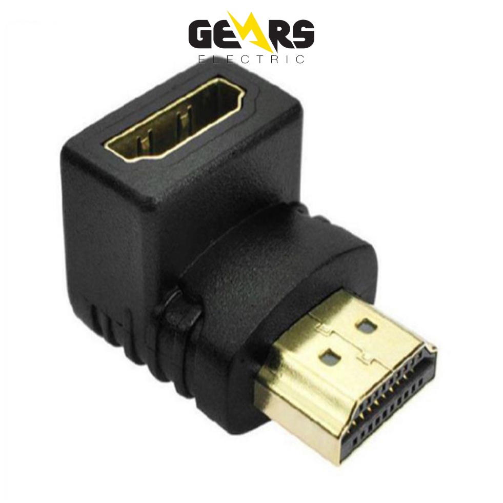 Đầu Nối HDMI Vuông Góc 90 Độ Đực Cái