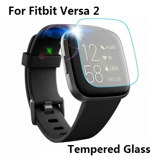 Kính Cường Lực Toàn Màn Hình Cho Fitbit Versa Lite/Versa 2/Charge 2 3