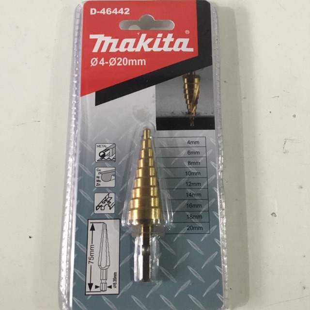 MŨI KHOAN BẬC MAKITA D-46442