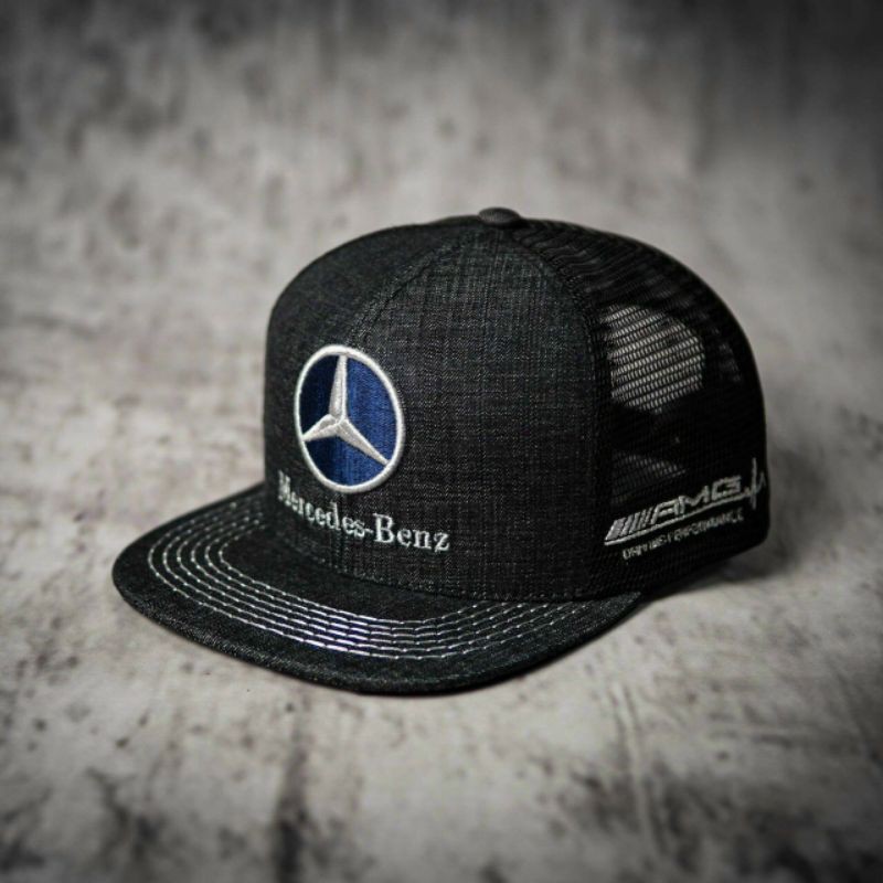 Mũ/Nón Hãng xe Mercedes-Benz Snapback VNXK (xám)- Thời trang thể thao nam nữ