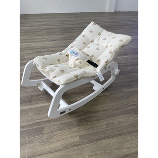 Ghế rung và bập bênh gỗ BUBI (kèm nệm)