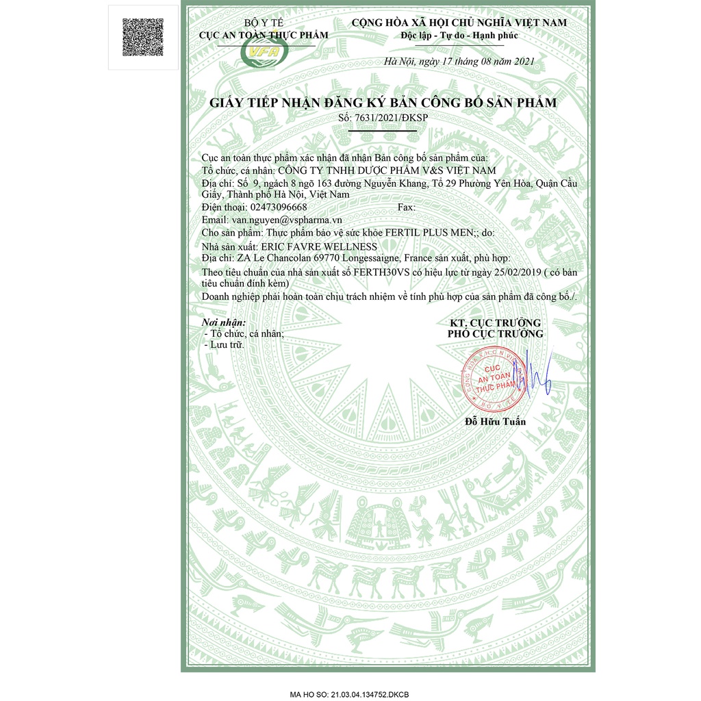 [CHÍNH HÃNG] FERTILPLUS MEN- fertil plus men - Cải Thiện Tin.h Trùng, Tăng Th.ụ Th.ai - Hộp 30 gói