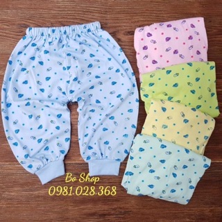 Quần dài cho bé 3-10 kg(họa tiết bình sữa )