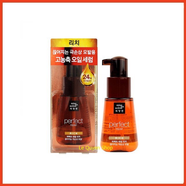 [HANG XỊN] Tinh Dầu Dưỡng Tóc Miseen Scène Perfect Repair Rich Hàn Quốc