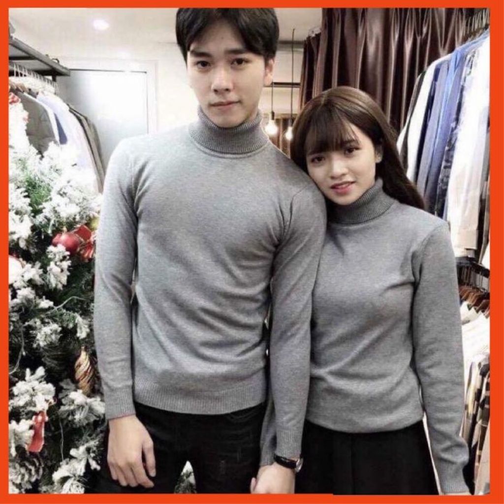 Áo Len cổ lọ dài tay áo đôi nam nữ đẹp giá rẻ  AL59