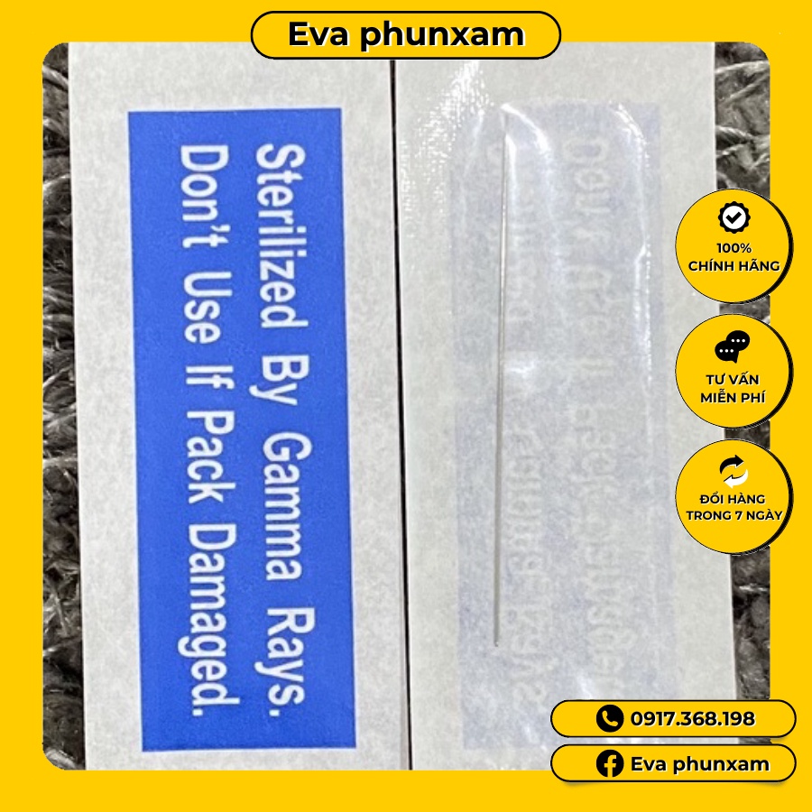 [50-100 Cái]Kim 1 Dài Phổng Thông Phun Xăm