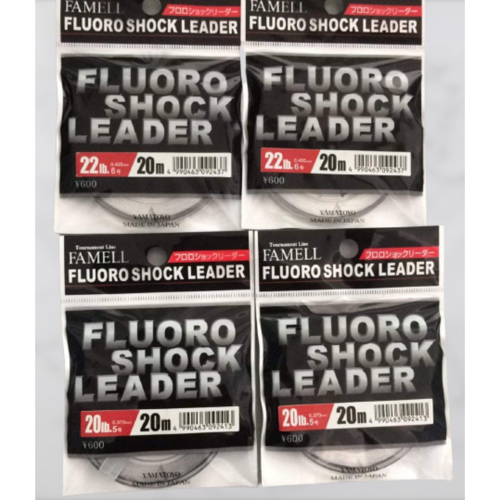 Cước câu cá Nhật Bản, cước link Fluorro shock leader