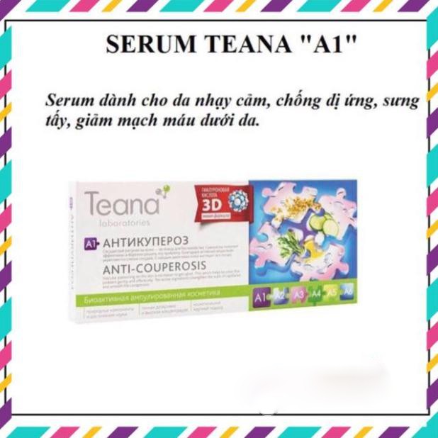 Serum Teana A1 - chống dị ứng và sưng tấy da dành cho da nhạy cảm