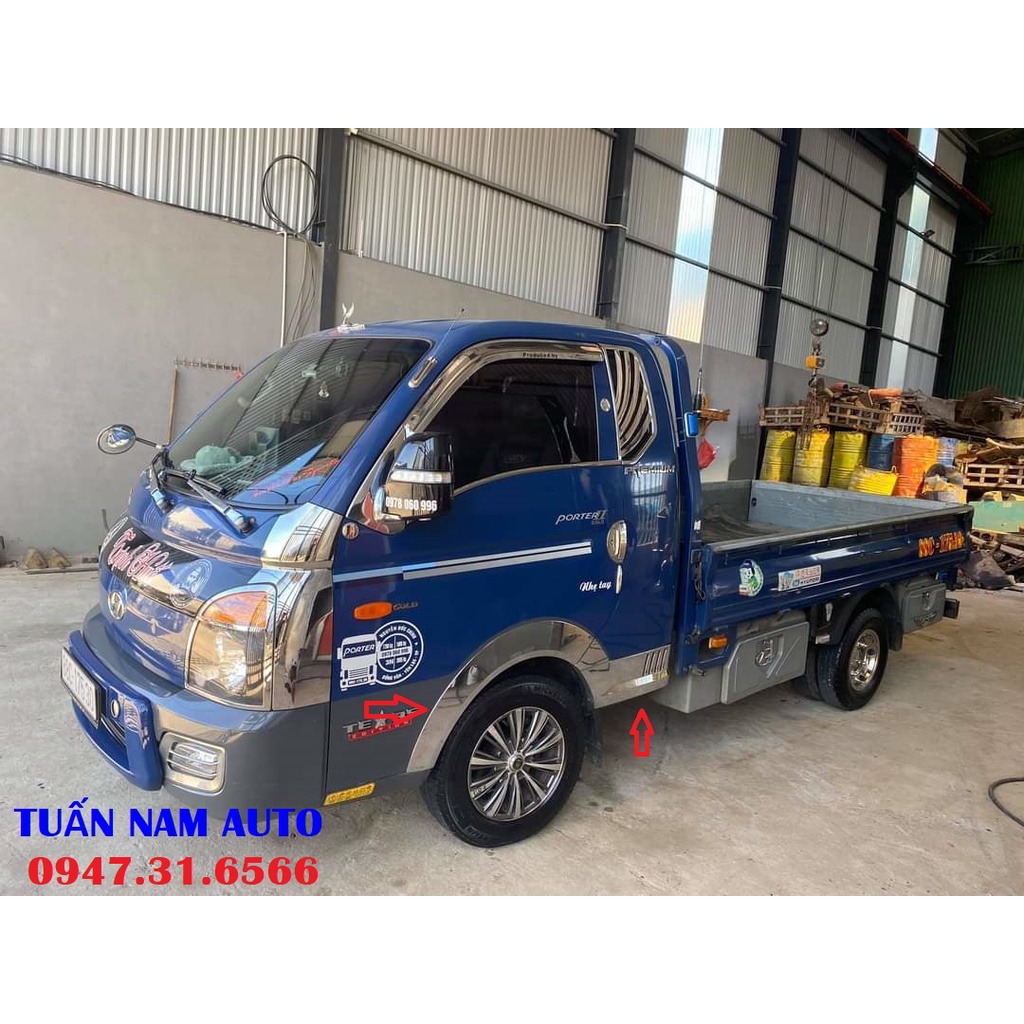 Ốp cua lốp xe tải Hyundai Porter II, H100 nhập khẩu Hàn Quốc