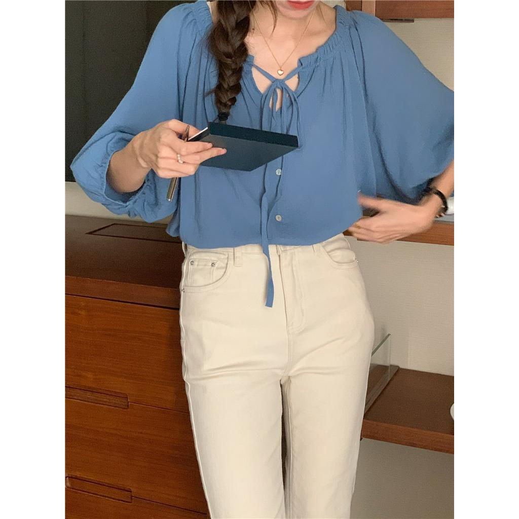 Áo Chống Nắng Xếp Ly Dáng Rộng Phong Cách Hàn Quốc 533 Có 4 Màu