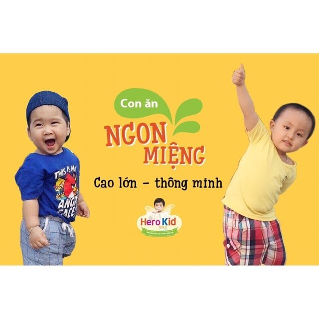 Hero Kid Gold - giúp bé ăn ngon, tăng sức đề kháng, cao lớn