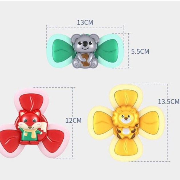 Đồ chơi trẻ em xoay Đồ chơi có thể cắn được （Set 3 đồ chơi）