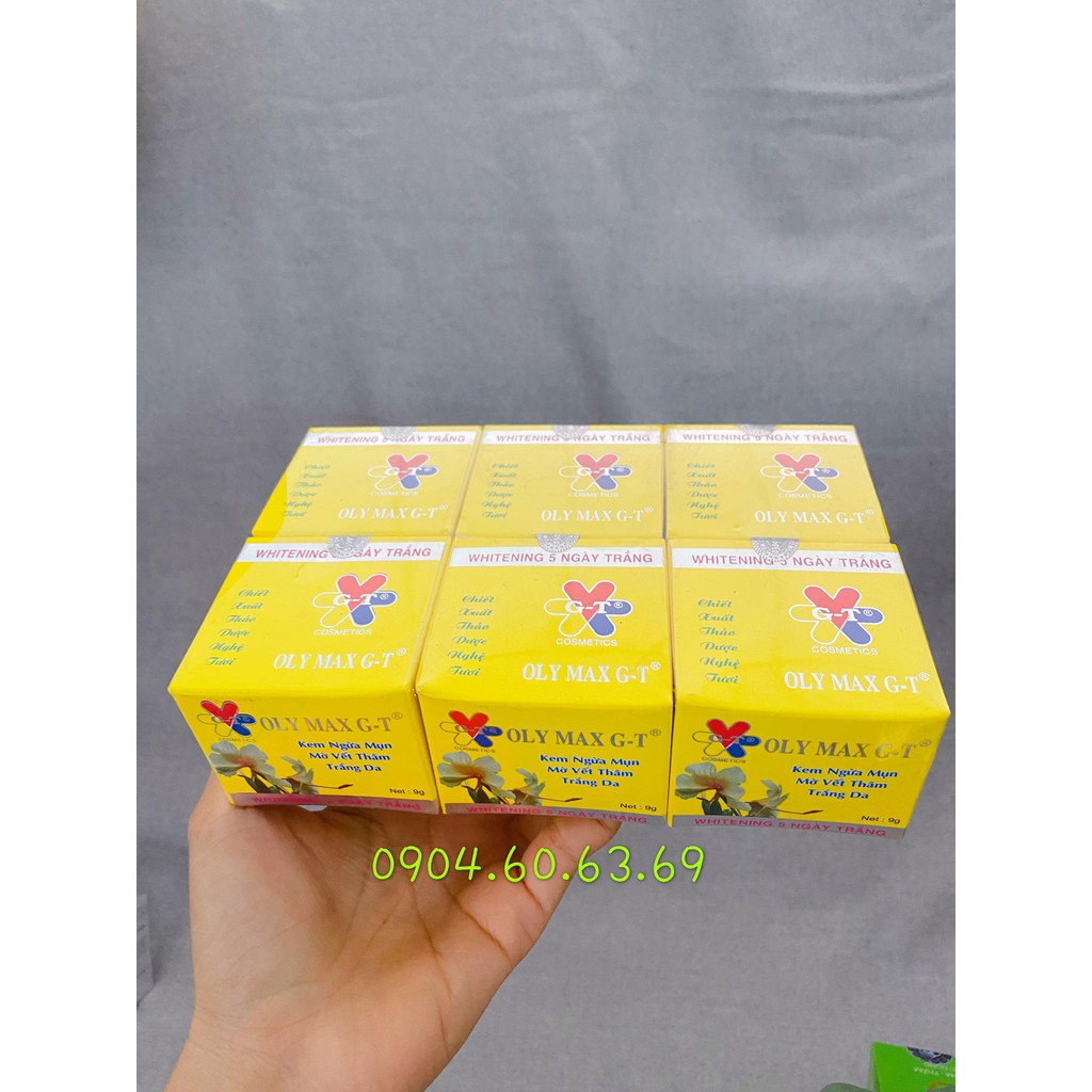 Kem Mụn Oly Max 9g Kem Nghệ OLYMAX