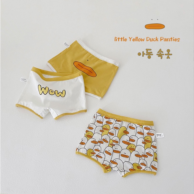 Set 3 quần chip/boxer cotton họa tiết thú cưng cho bé Q888 [Đọc kỹ phần mô tả]