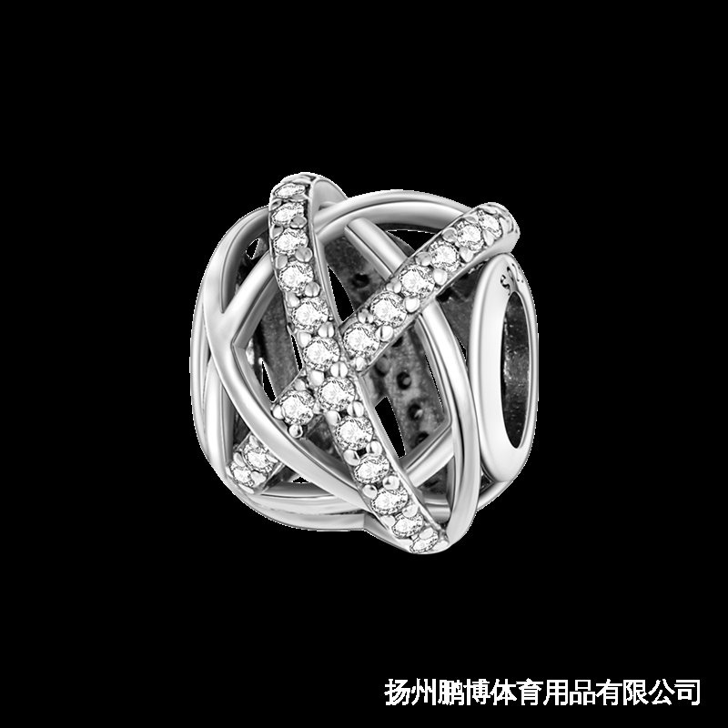 Original Breloque Charms 925 Silver Fizzy CZ zirconia Charm Beads Fit Pandora during Bracelet Original Bracelet