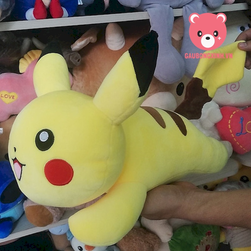 Gấu Bông Pikachu siêu CUTE, Thú nhồi bông nhân vật trong phim pokemon, Quà tặng đồ chơi cho bé