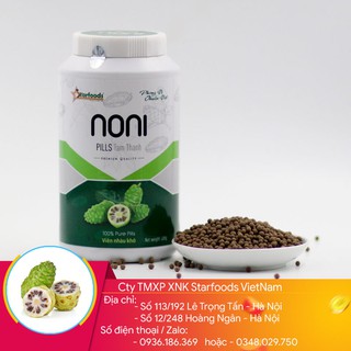 Viên nhàu khô starfoods Việt nam - Handmade Noni pure pills Starfoods Viet Nam plastics 400g