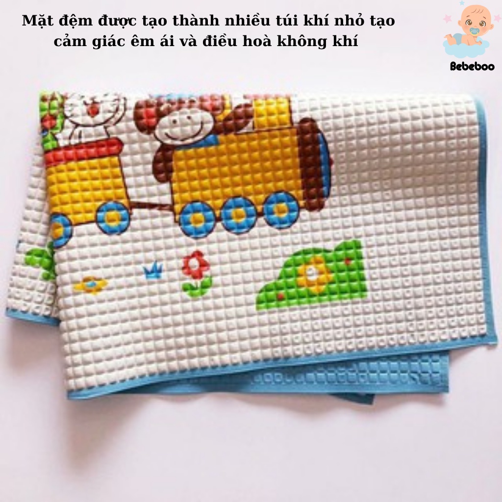 Nệm nước thoáng khí cho bé sơ sinh - 100% cao su non chống thấm KAREAL 60x90cm
