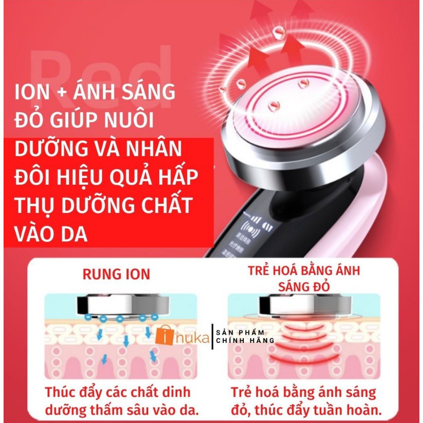 Máy massage mặt - mát xa mặt, làm sạch, trẻ hóa - Chăm sóc da mặt đa năng Bảo Hành 12 Tháng MIGU.VN | BigBuy360 - bigbuy360.vn