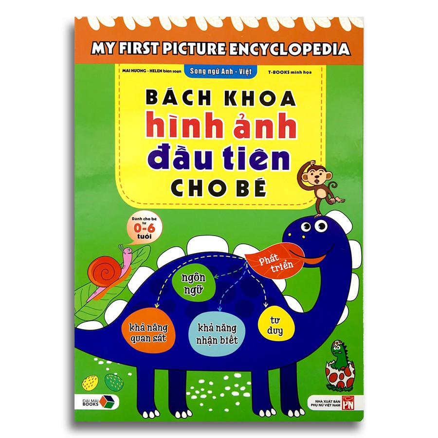 Sách - Bách Khoa Hình Ảnh Đầu Tiên Cho Bé Từ 0-6 Tuổi - Song Ngữ Việt Anh | BigBuy360 - bigbuy360.vn