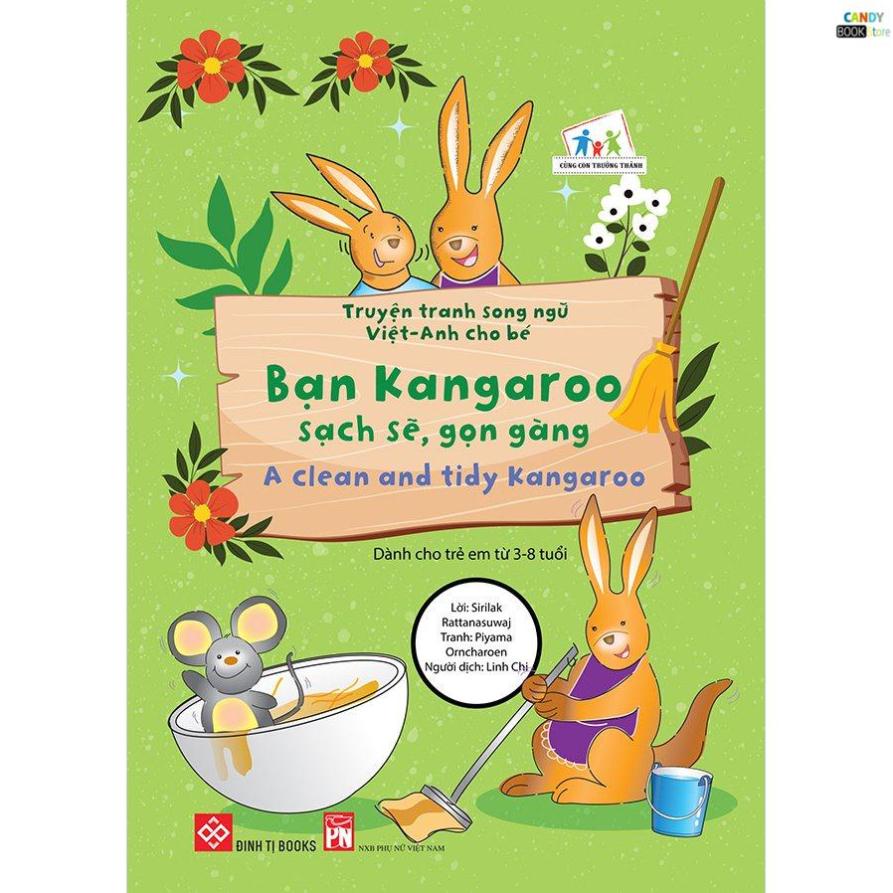 SÁCH - Combo - Truyện tranh song ngữ Việt-Anh cho bé (12 tập)