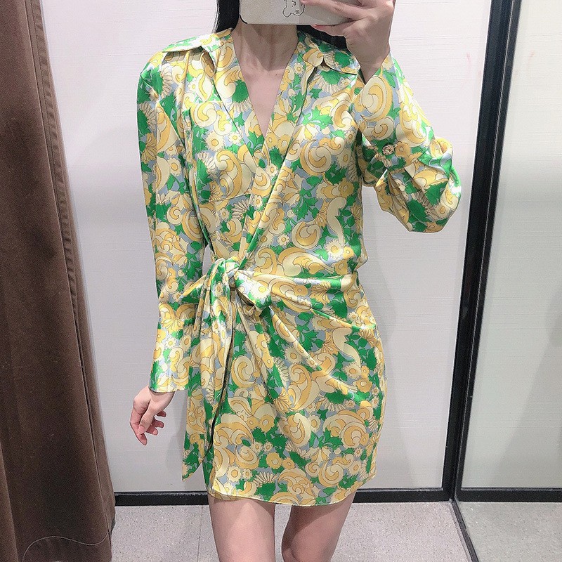 Đầm ôm Tay Dài In Hoa Thời Trang Mùa Hè 2021 | BigBuy360 - bigbuy360.vn