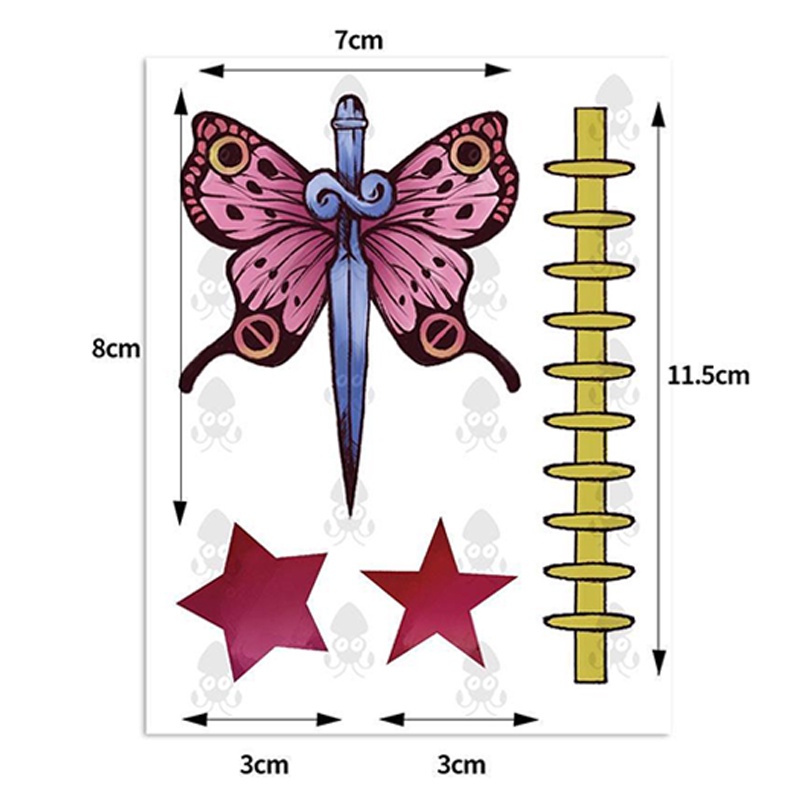 Hình Xăm Dán Hóa Trang JoJos Bizarre Adventure Thời Trang