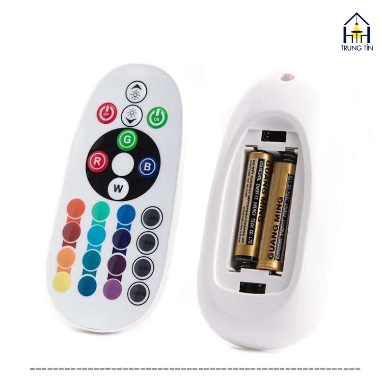 🔥 HCM 🔥 Đèn led Tiktok bóng đèn RGB đổi màu kèm remote ánh sáng lớn trang trí dành cho livestream đèn ngủ đèn rọi sàn