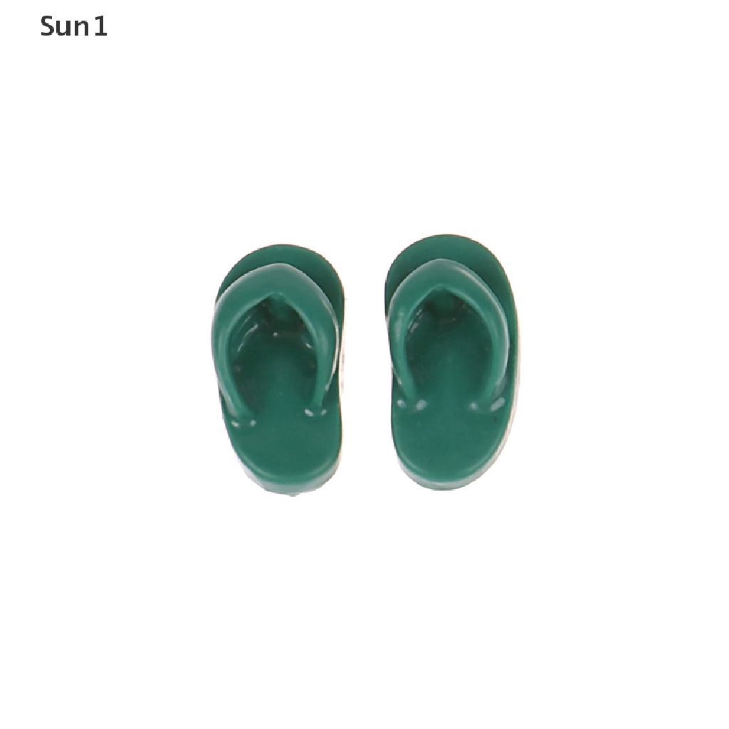 1 Đôi Dép Đi Trong Nhà Búp Bê Mini Thời Trang Dễ Thương Bắt Mắt 1: 1