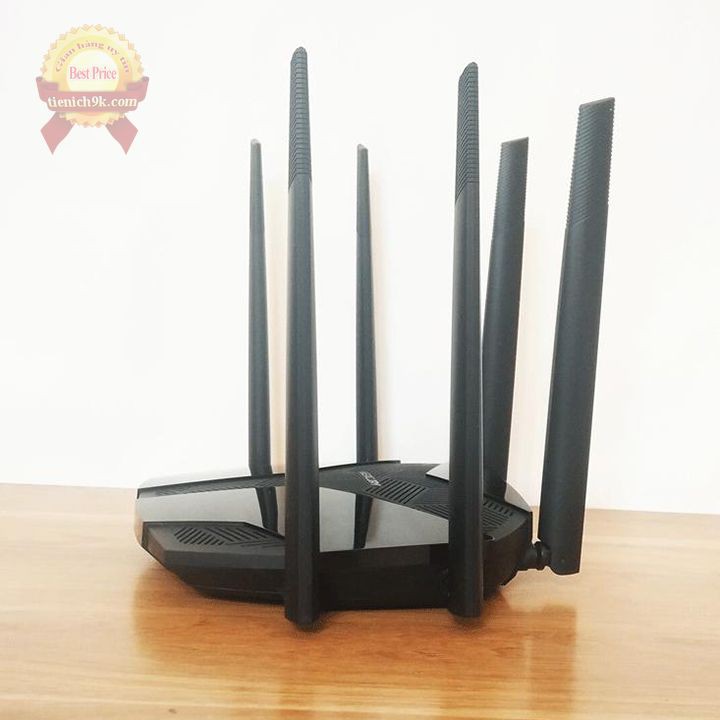 Router wifi Mercury 6 râu anten 1200M D126 5gHz và 2.4 gHz xuyên tường công nghệ Mu-Mimo 3x3 repeater