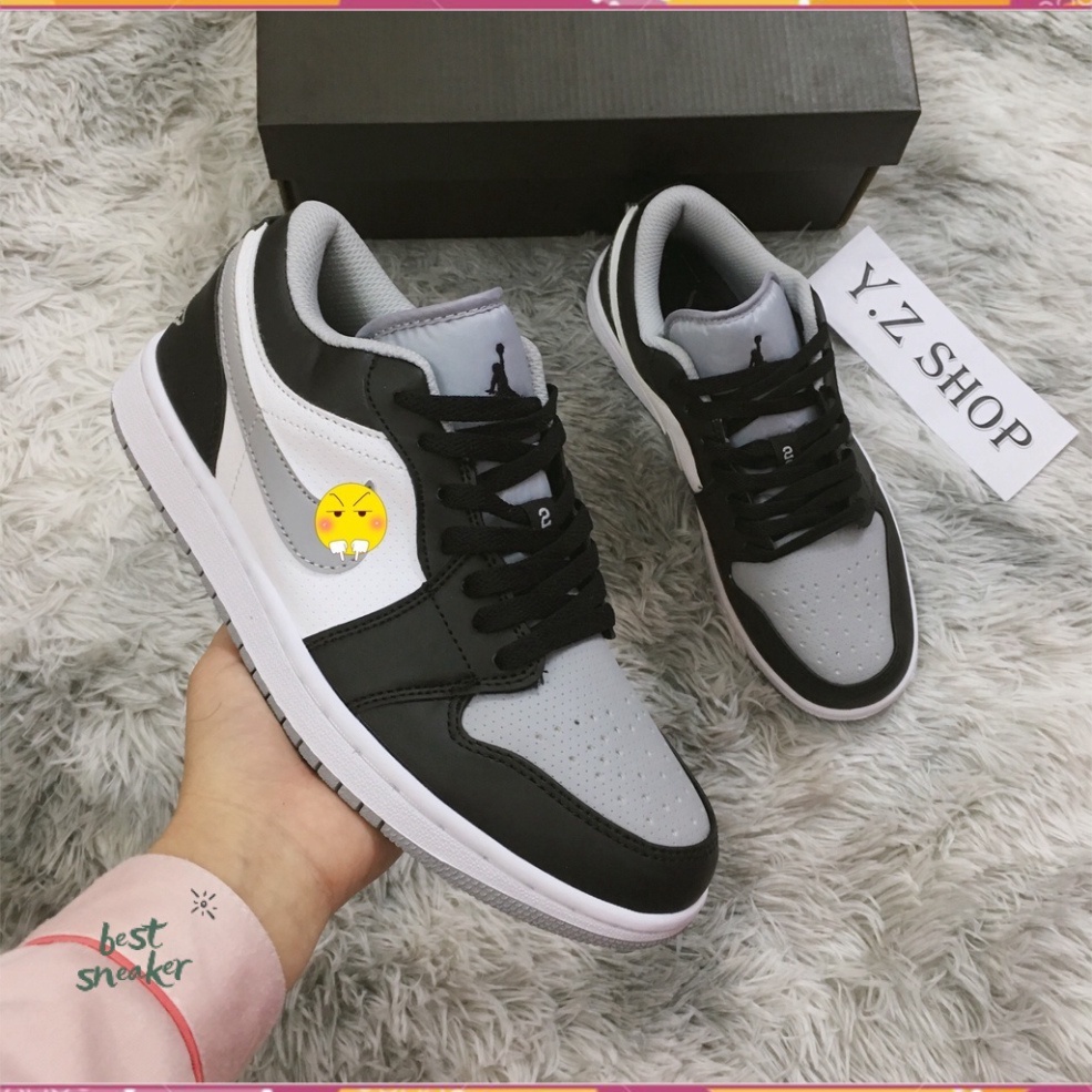 Giày Sneaker🌿FREESHIP🌿 Giày Thể Thaor JD Cổ Thấp  Đen Xám Nam Nữ