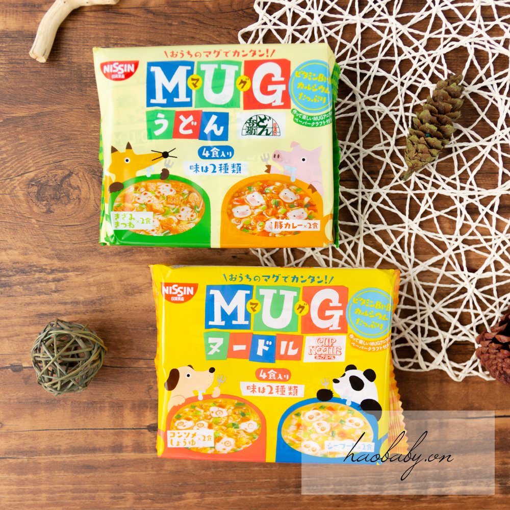 [Haobaby Shop] Mì Nhật Ăn Liền Mug cho bé ăn dặm (mỳ gói tôm Nissin trẻ em)