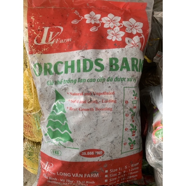 Giá thế vỏ thông Orchids loại tốt trồng hoa lan🌸