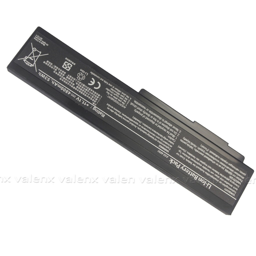 Pin laptop Asus A32-M50 , A32-N61 , A33-M50 , M60J M60Jv M60Vp G50V G51V G51J L50 G60 M60 M50