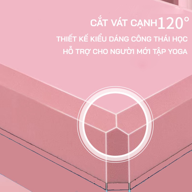 Gạch tập Yoga cao cấp EVA, in hoa văn [GIAO NHANH 2H]