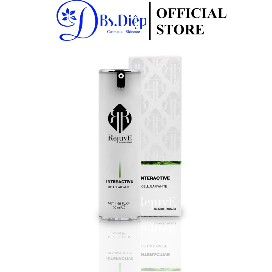 Tinh chất trắng da, mờ nám và ức chế hình thành nám REJUVE Interactive Cellular White 50ml