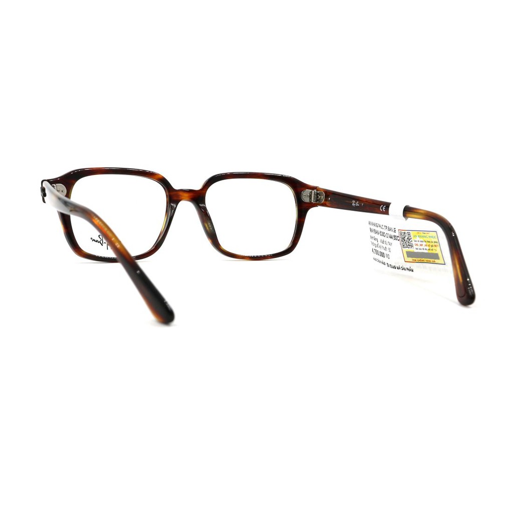 RB5382-Gọng kính nam nữ Rayban chính hãng (51-18-150),t thiết kế dễ đeo bảo vệ mắt