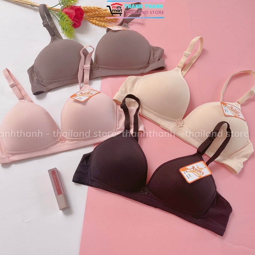 Áo ngực thông hơi, không mút, không gọng, mặc thoải mái - Anny Thái Lan 2827