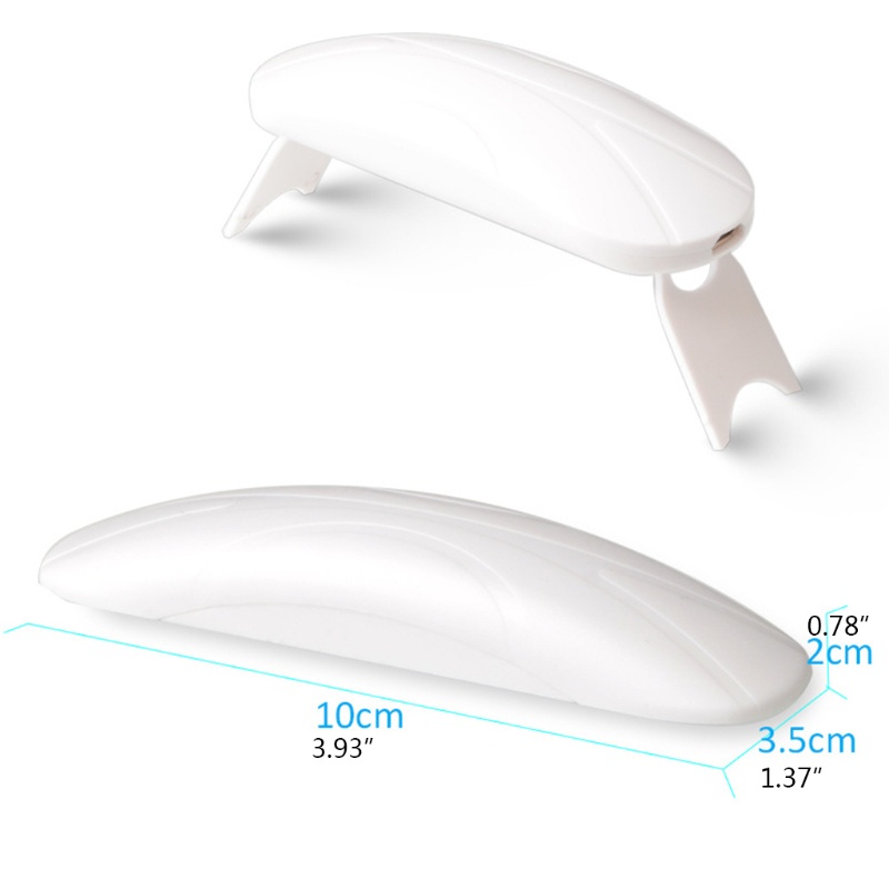 Đèn LED UV sấy khô móng tay trang sức bằng nhựa cổng USB mang đi tiện dụng