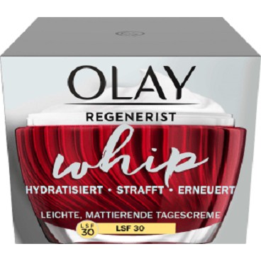 OLAY Regenerist Whip Day Cream SPF30 – Chống  lão hóa, chảy xệ nâng cơ và săn chắc da