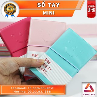 01 Sổ tay note kho mini NHỰA HVT, phục vụ cho kho các shop bán hàng, màu ngẫu nhiên