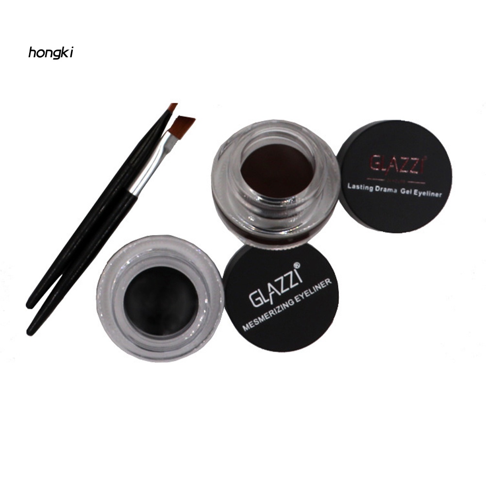 Set 2 gel kẻ mắt GLAZZI lâu trôi chống nước chống nhòe nhanh khô
 | BigBuy360 - bigbuy360.vn