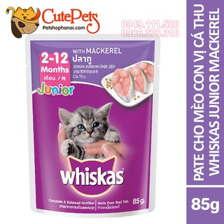 Whiskas Junior - Pate cho mèo con 85g - Cutepets