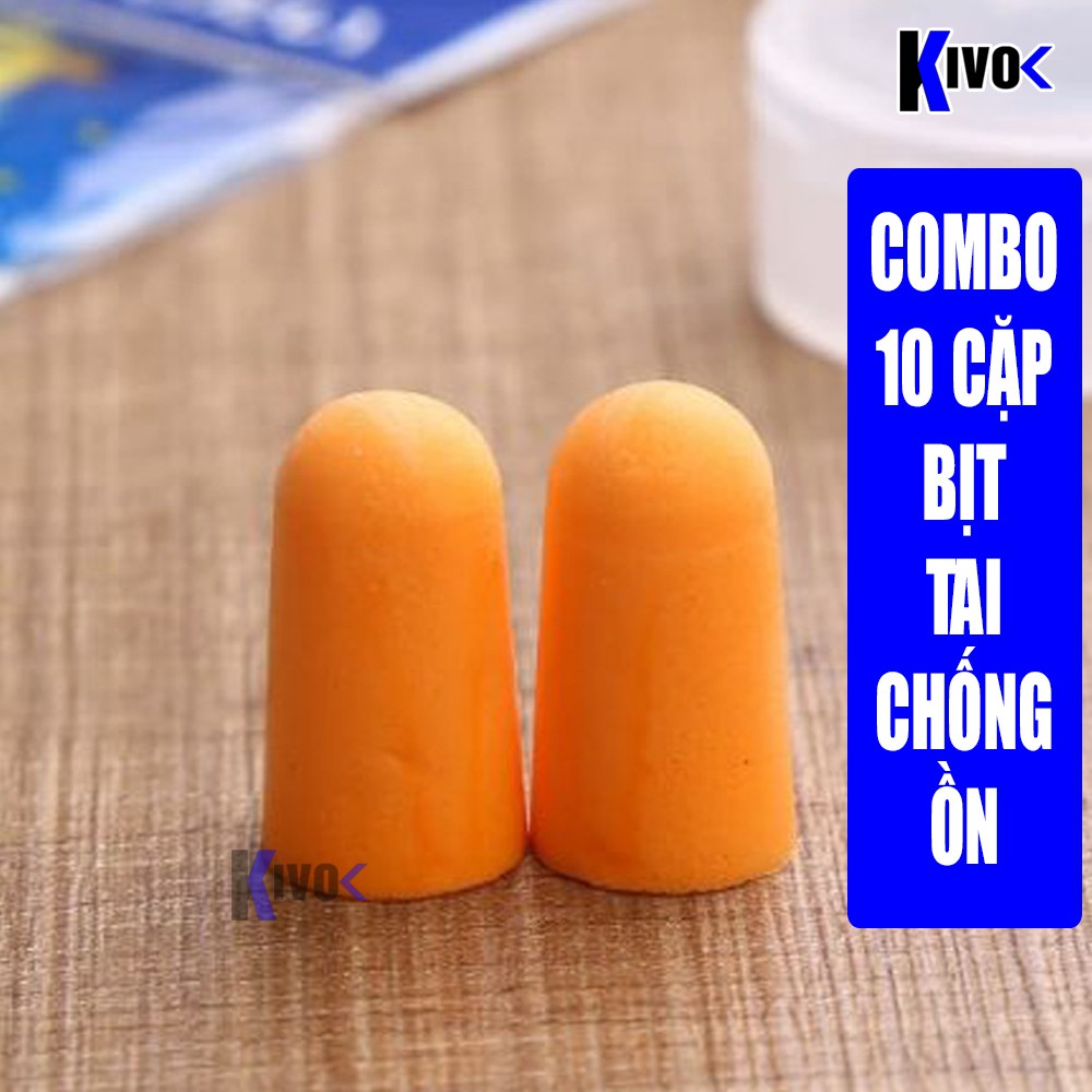 COMBO Nút Bịt Tai Chống Ồn Cao Khi Ngủ 3M CAO CẤP - Đi Tàu, Đi Máy Bay