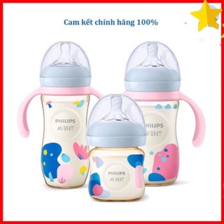 [FREESHIP] Bình Sữa Avent PPSU Chính hãng đủ site 125ml 260ml 330ml được chọn núm
